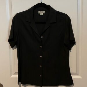 Tommy Bahama Black Silk Shirt